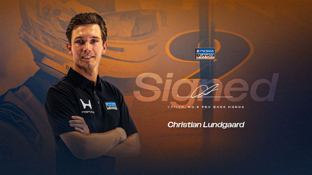 Chip Ganassi Racing skriver kontrakt med Christian Lundgaard.
(Foto: Chip Ganassi Racing)